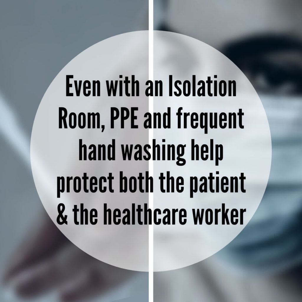 Isolation Room PPE Hand washing
