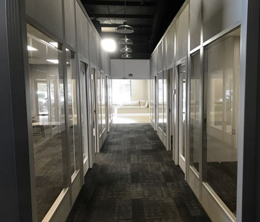 Modular Office Hallway