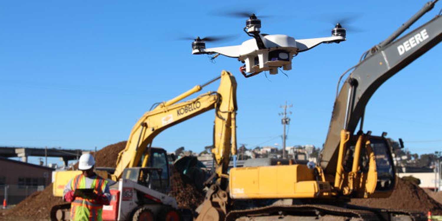 autonomous drones construction